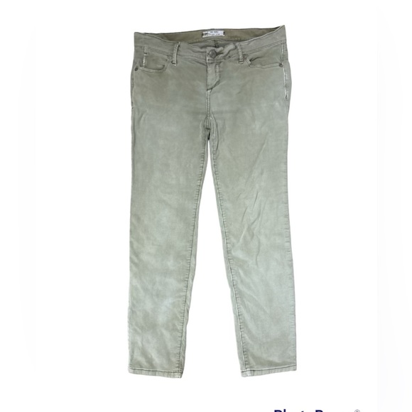 Free People Tan Corduroy Pants Skinny Low Rise Size 26  [184] - Picture 1 of 3